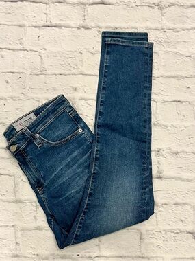 Ag Adriano Goldschmied Women's Skinny Jeans - Dark Blue Denim